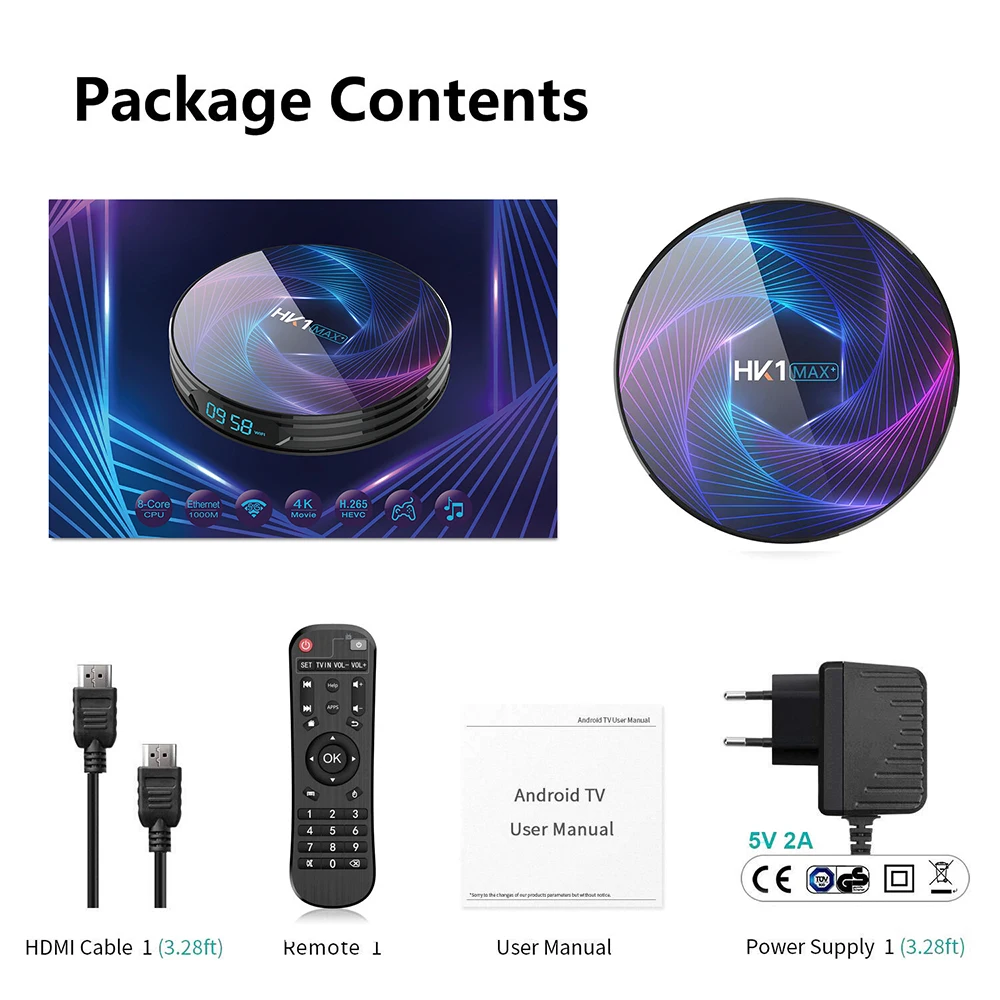 Новейшая модель; HK1 MAX Plus Android 9,0 ТВ коробка RK3368PRO Смарт ТВ коробка 4 Гб 128 USB3.0 H.265 4K Google плеер двухъядерный процессор Wi-Fi IPTV Set-top Box
