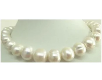 

HUGE 18"12-13MM SOUTH SEA WHITE CREAM PEARL NECKLACE VERY GOOD LUSTER AAA+001 Factory Wholesale price Women Gift word Jewelry
