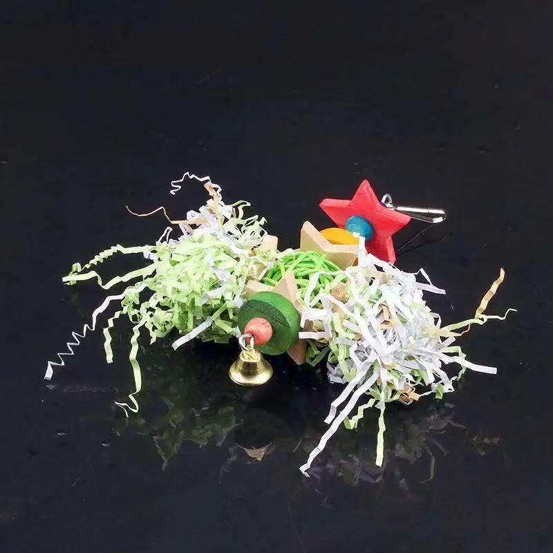 Parrot toy bird toy parrot drawing toy sepak takraw pentagram building block bite toy 2