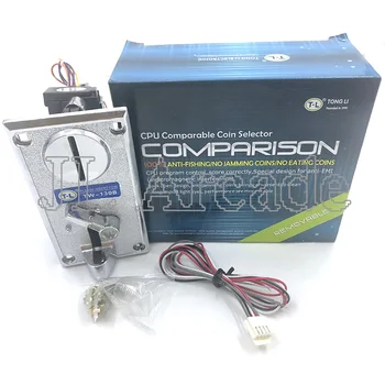 

2pcs Advanced Front Entry Single Coin Selector TW-130B Coin Acceptor for Vending Machines Arcade MAME Game Cabinets