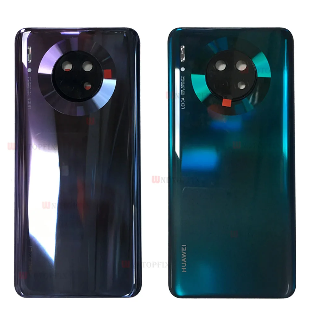 Для huawei mate 30 mate 30 Задняя стеклянная крышка батареи задняя дверь корпус чехол для huawei mate 30 крышка батареи