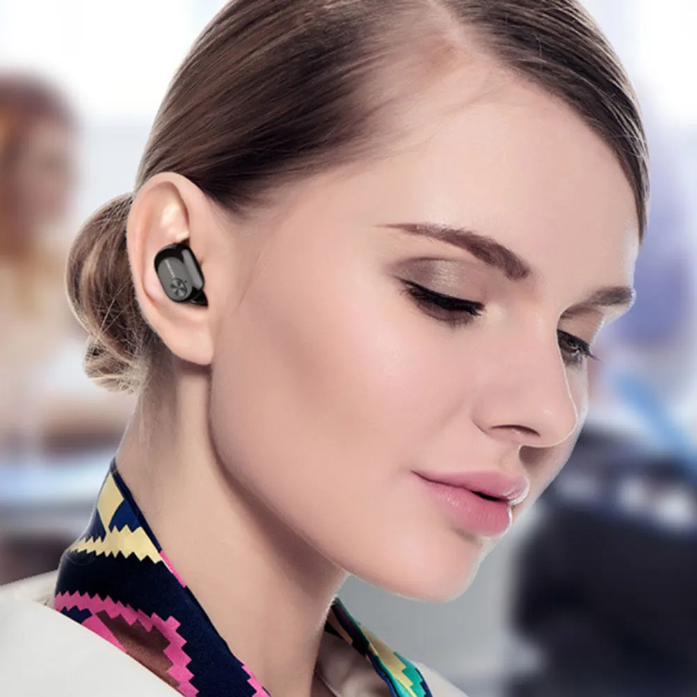 Мини беспроводной Bluetooth 5,0 спортивные музыкальные наушники вкладыши перезаряжаемый 200 мАч с зарядным устройством мобильный телефон стерео наушники офис