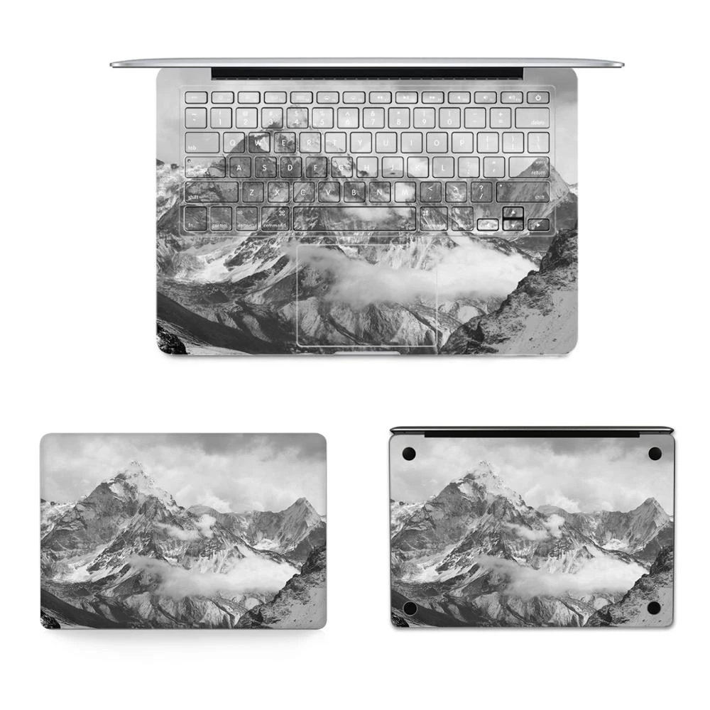 Наклейка для ноутбука Mac с розовой мраморной текстурой Виниловая наклейка MacBook Air