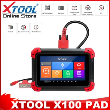 

XTOOL X100 PAD Auto Car Key Programmer With Oil Rest Tool / Odometer Adjustment X 100 PAD PIN Code reading Update Online