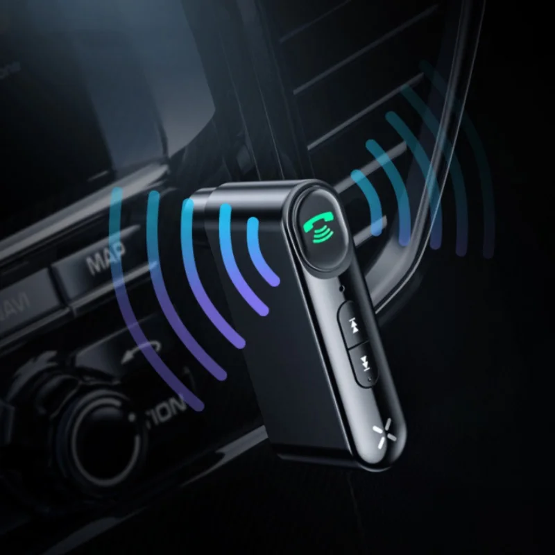 Auto Bluetooth Handsfree Car Kit Speaker Headphone Adapter Car Aux Bluetooth Adapter Wireless 3 5mm Audio Receiver 