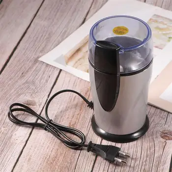 

Electric Coffee Grinder Spice Beans Cereals Nuts Maker Machine Stainless Steel Blades Kitchen Grinder Machine Powder Crusher