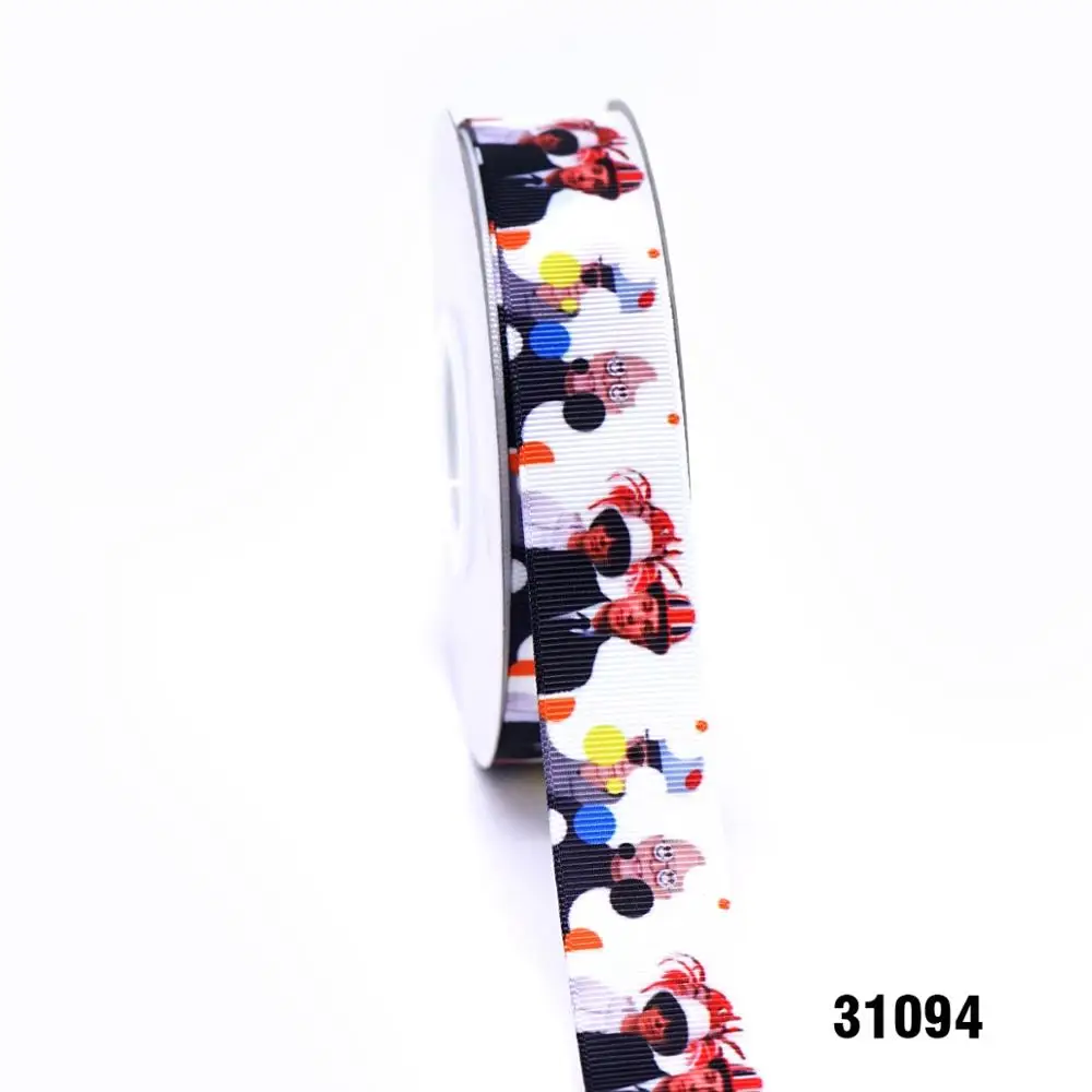 50 ярдов в размер мультфильм ленты напечатанные grosgrain ленты 31086