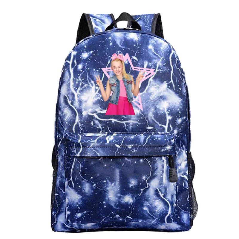 Mochila Jojo Siwa рюкзак для детей, мальчиков и девочек, подростков, рюкзак с популярным рисунком, школьная модная сумка, сумка для школы