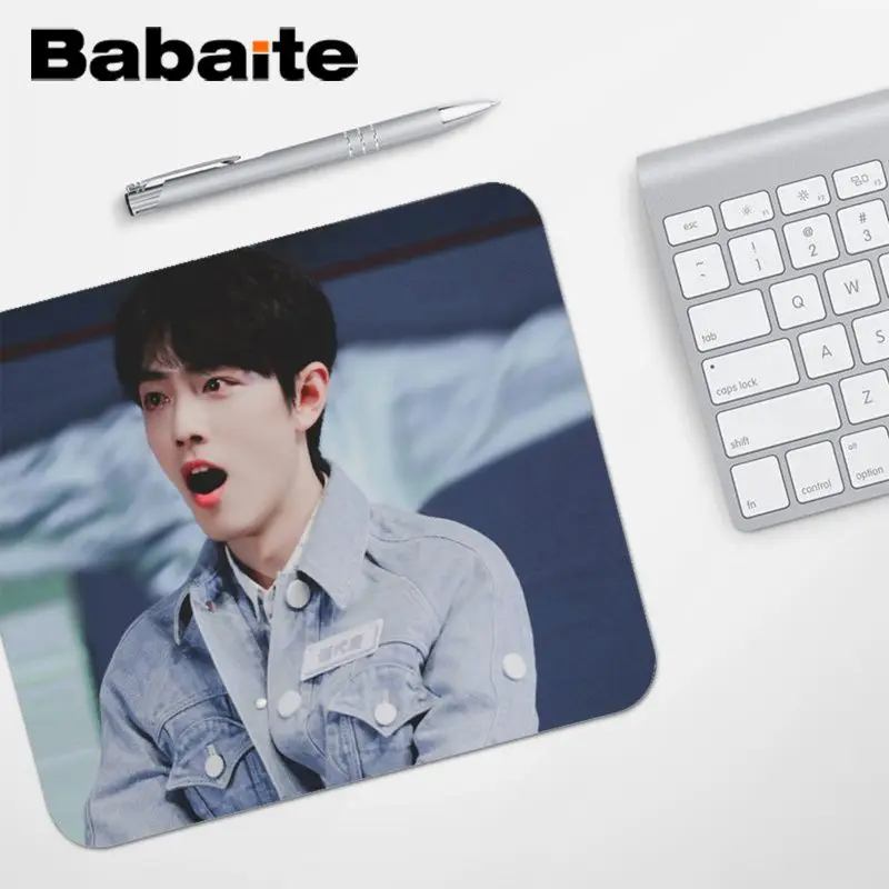 No Lock Edge25x29cm Babaite высокое качество Untamed Xiao Zhan высокоскоростной коврик для мыши Лидер продаж подставка под руку мышь - Цвет: No Lock Edge25x29cm