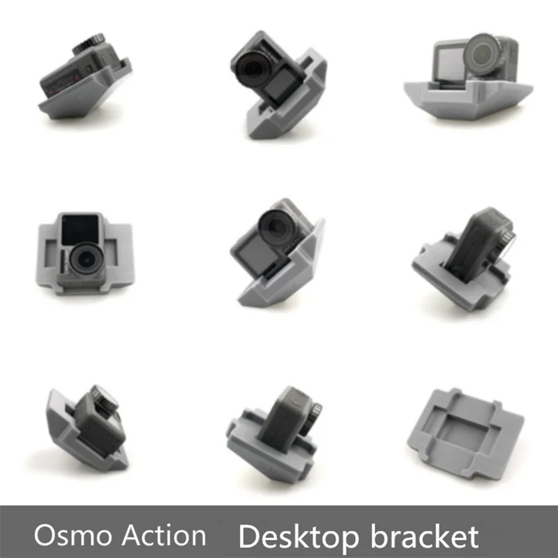 for DJI Osmo Action Camera Mount Multi-angle Shooting Desktop Camera Holder Bracket 3D Printed for DJI Osmo Action Accessories