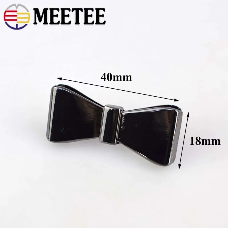 Meetee 4/10 шт. 40x18 мм металлическая фурнитура платье-пачка с бантом, обувь с пряжкой, мешок ювелирных изделий декоративная кнопка переключения Чемодан DIY ремесла домашнего декора аксессуары AP505