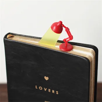 

Cute Desk Lamp Shape Bookmarks Books Marker of Page Student Stationery School Office Supply Bookmarks for Book Book Accessories
