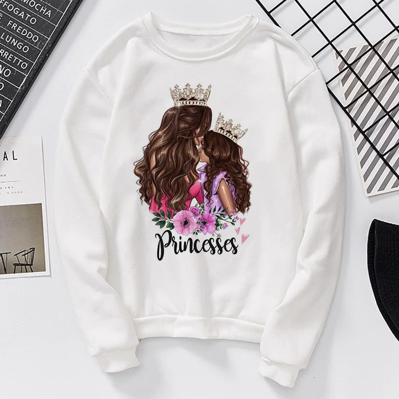 Осенние дневные толстовки для мамы женские Harajuku Kawaii супер Толстовка MOM Удобные Модные эстетическое симпатичное худи - Цвет: 1968