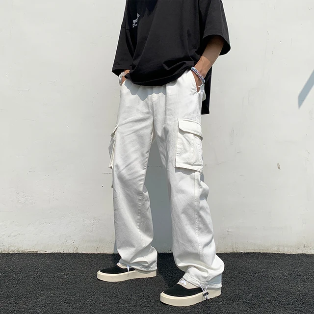 CASUAL한 남성용 바지, 블랙/화이트 캐주얼 팬츠
