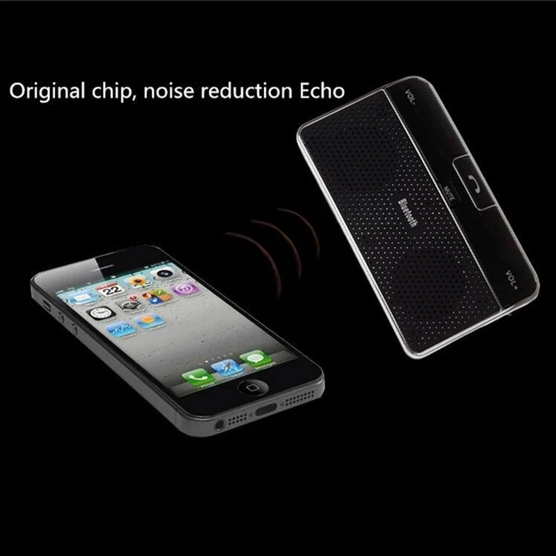 Беспроводной Bluetooth громкая связь Mp3 автомобильный комплект солнцезащитный козырек клип-накопитель