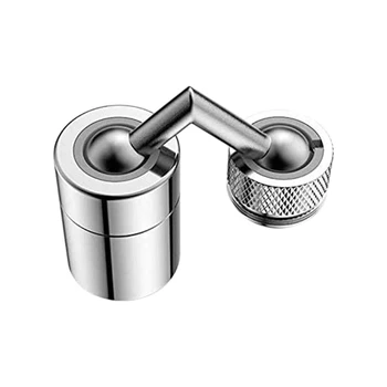 

Universal Splash Filter Faucet, 720 Degree Rotatable Faucet Sprayer Head with Durable Copper & ABS, Anti-Splash