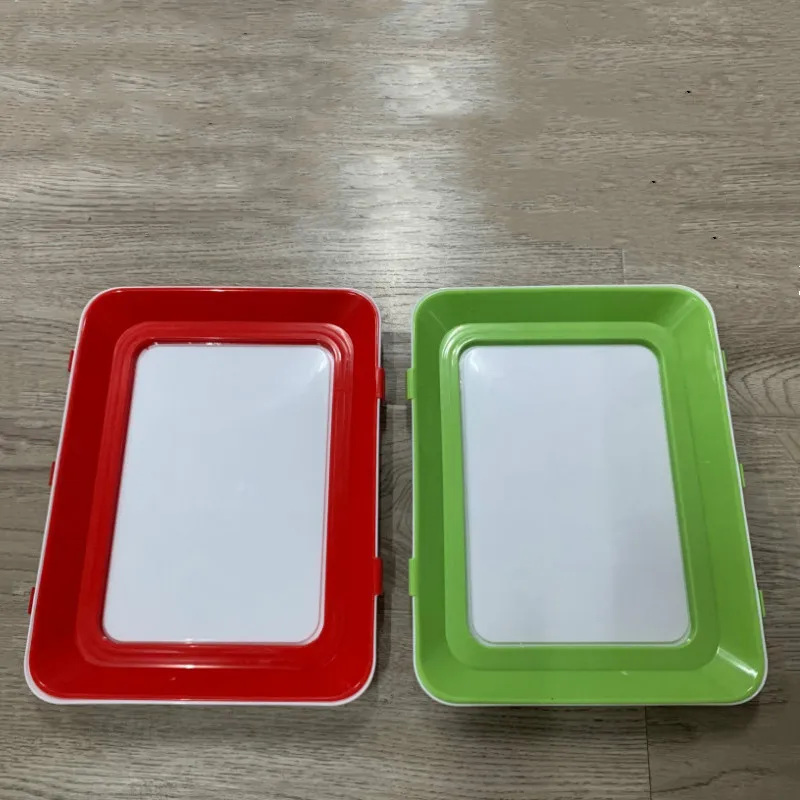 

Free Shipping Reusable Food Tray Keeps Fashion Fresh And Delicious Storage Box Fruit Vegetable Suitable Display Stand Rack