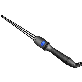 

Lcd Curlers Conical Curling Iron Single Tube Ceramic Glaze Pear Flower Cone Electric Hair Curly Hair