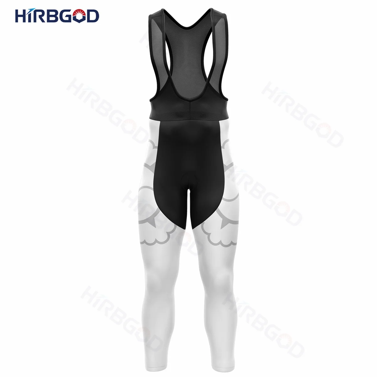 HIRBGOD South Korean Flag and National Emblem Black Men's Cycling Pants Personalized Customization Summer Bike Suit Tights