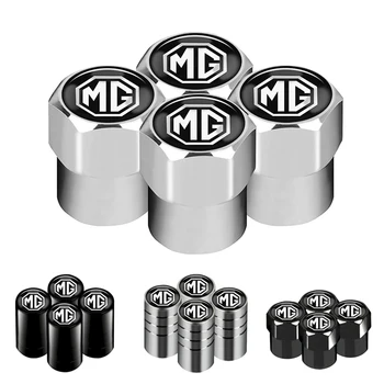 

Car styling 4pcs Metal Wheel Tire Valve Caps Stem case For MG ZS GS 5 Gundam 350 Parts TF GT 6 Auto Accessories