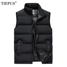Мужская куртка без рукавов 6XL, 7XL модный утепленный хлопковый жилет осенний теплый жилет зимние мужские жилеты мужские повседневные ветровки