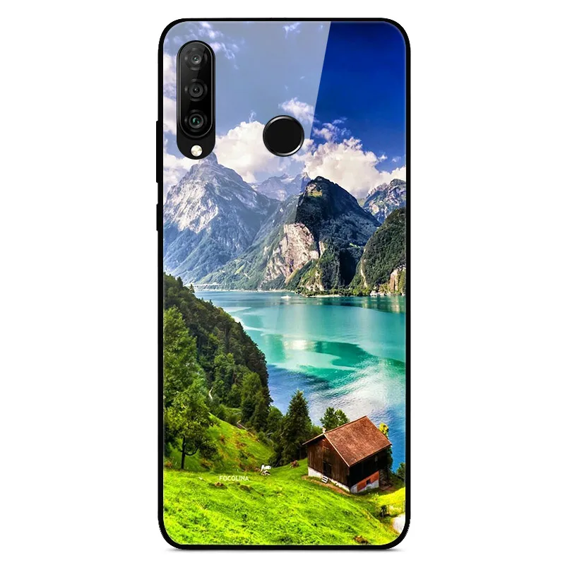 13 Для huawei Honor 9X Премиум чехол с милым рисунком, стеклянная задняя крышка, Жесткий Чехол для huawei Honor 9X 9 X Global чехол STK-LX1 бампер Honor9X - Цвет: 13