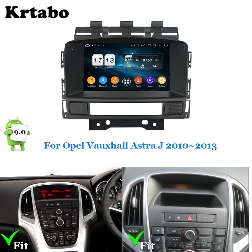 Автомобильный радиоприемник Android мультимедийный плеер 4G RAM для Opel Vauxhall Astra J 2010 ~ 2013