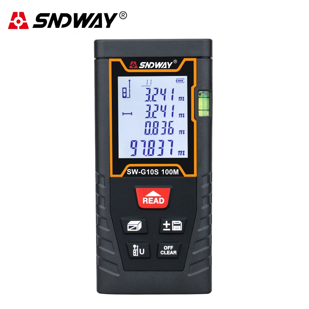 Sndway электронный рулетка лазерный дальномер 50 70 м 100 120 цифровая лента Trena Lazer
