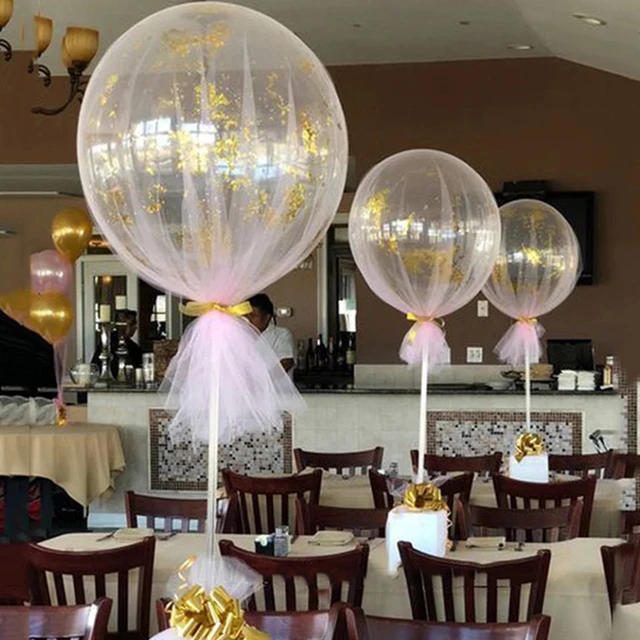 Tavolo da matrimonio supporto per palloncini supporto per palloncini  supporto da tavolo galleggiante decorazione per tavolo da sposa Baby Shower  decorazioni per feste di compleanno - AliExpress