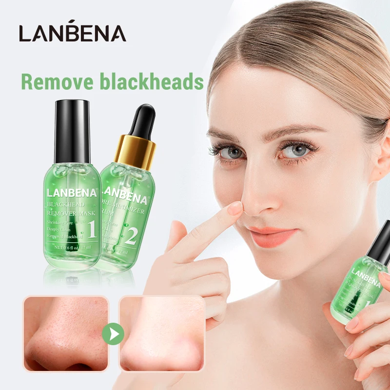 LANBENA маска для лица средство удаления черных точек сыворотка Быстросохнущий