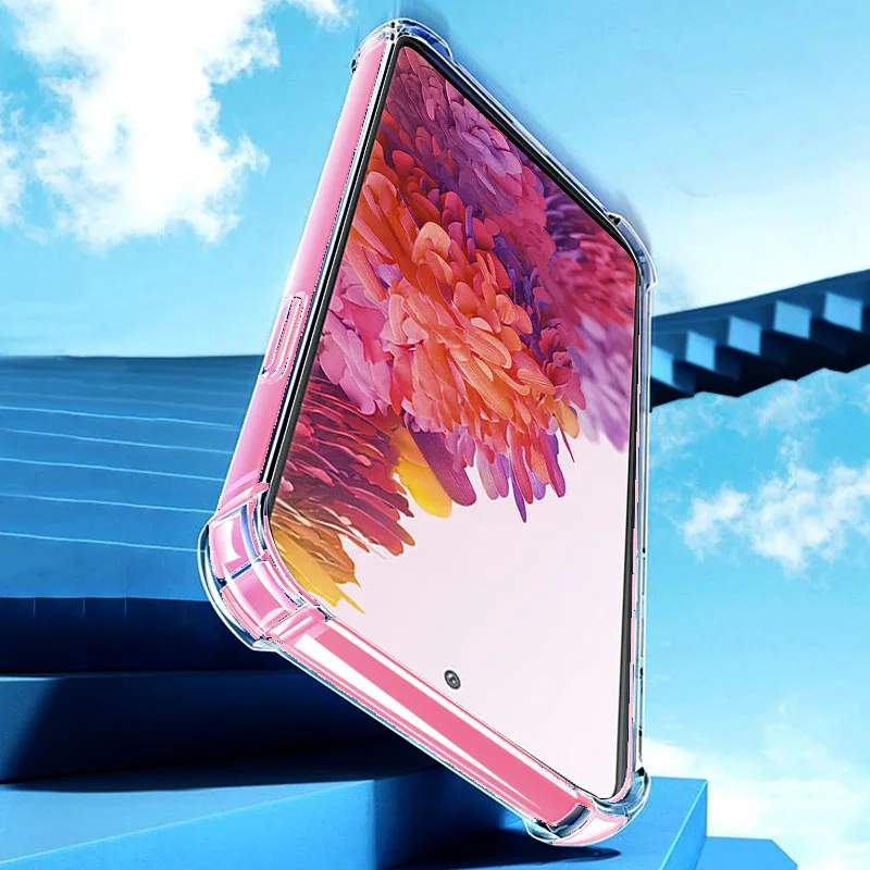 Custodia In Tpu Morbida Anticaduta Per Samsung Galaxy S21 Ultra S21 Plus S 21 S20 Fe S 21 20 20Fe 21 Ultra 21 Plus 21 S Cover Per Telefono Cellulare