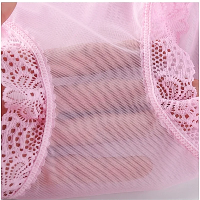 Ropa Interior Femenina нижнее белье Для женщин трусики размера плюс 4XL мягкая с кружевным