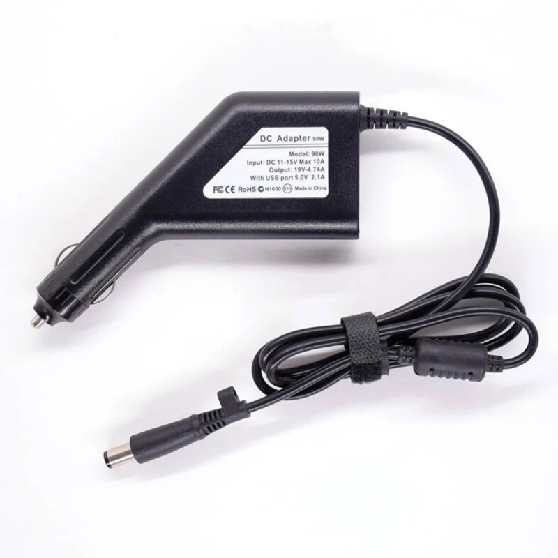 19V 4.74A 90w Laptop Car Charger for HP Probook 4440s 4540S 4545s 6470b