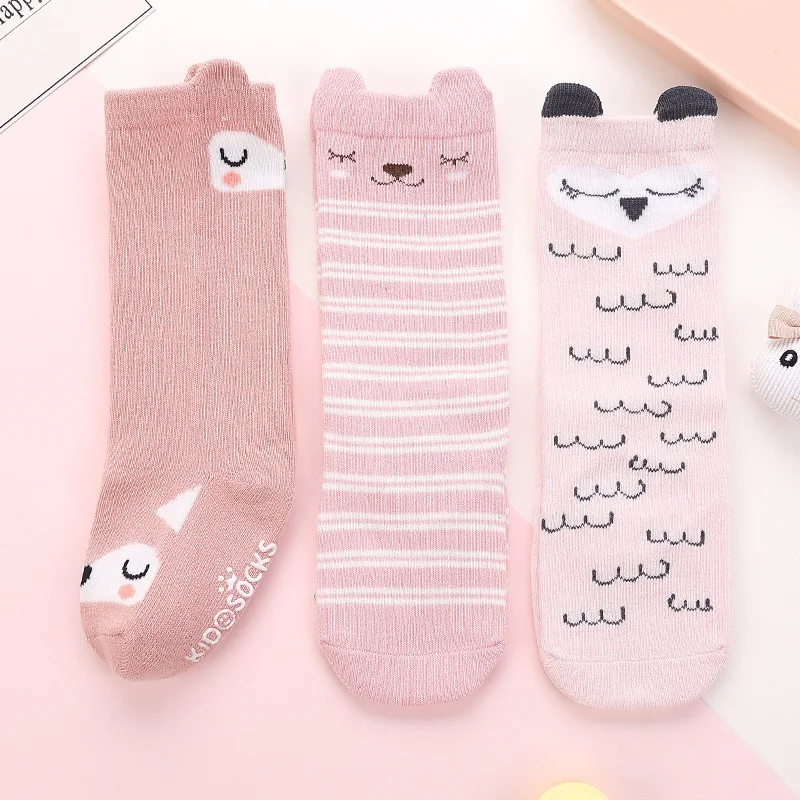 For 1-3 Years Old-J Новые модные Гольфы с мультяшками для девочек Для детей Harajuku печати носки хлопковые с забавным уличная Calcetines Skarpetki Meias - Цвет: For 1-3 Years Old-J