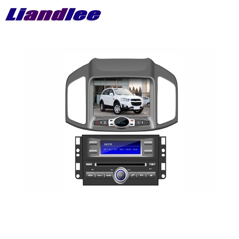 Liandlee для Chevrolet Captiva 2006 ~ 2018 LiisLee Автомобильный мультимедийный ТВ DVD GPS аудио Hi-Fi