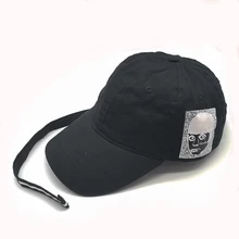 Черная бейсболка в стиле хип-хоп с изогнутыми полями от производителя