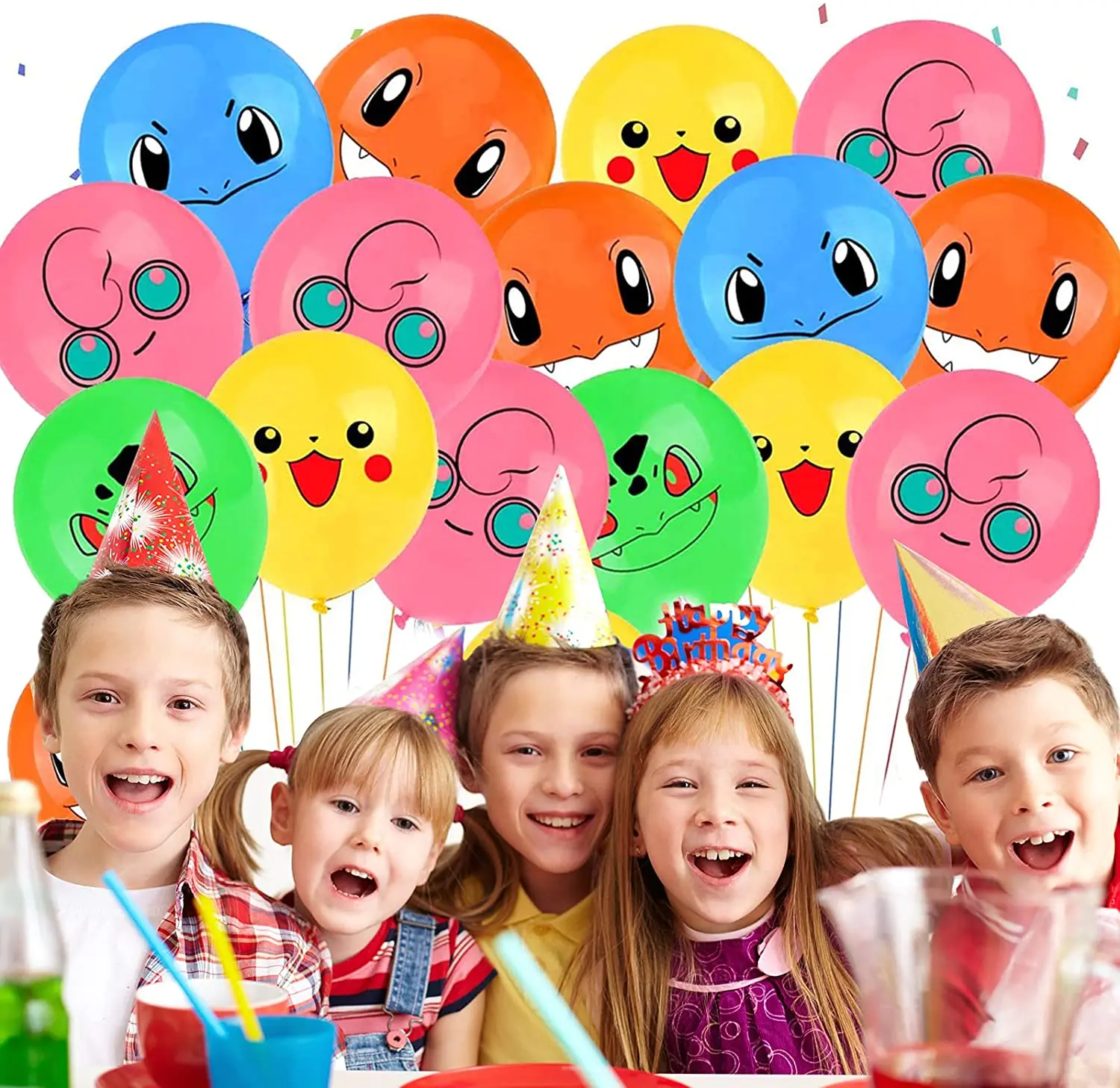 Pokemon Birthday Balloon Dream Theme Party Decoration Supplies Pikachu Squirtle Bulbasaur Pocket Gifts | Игрушки и хобби