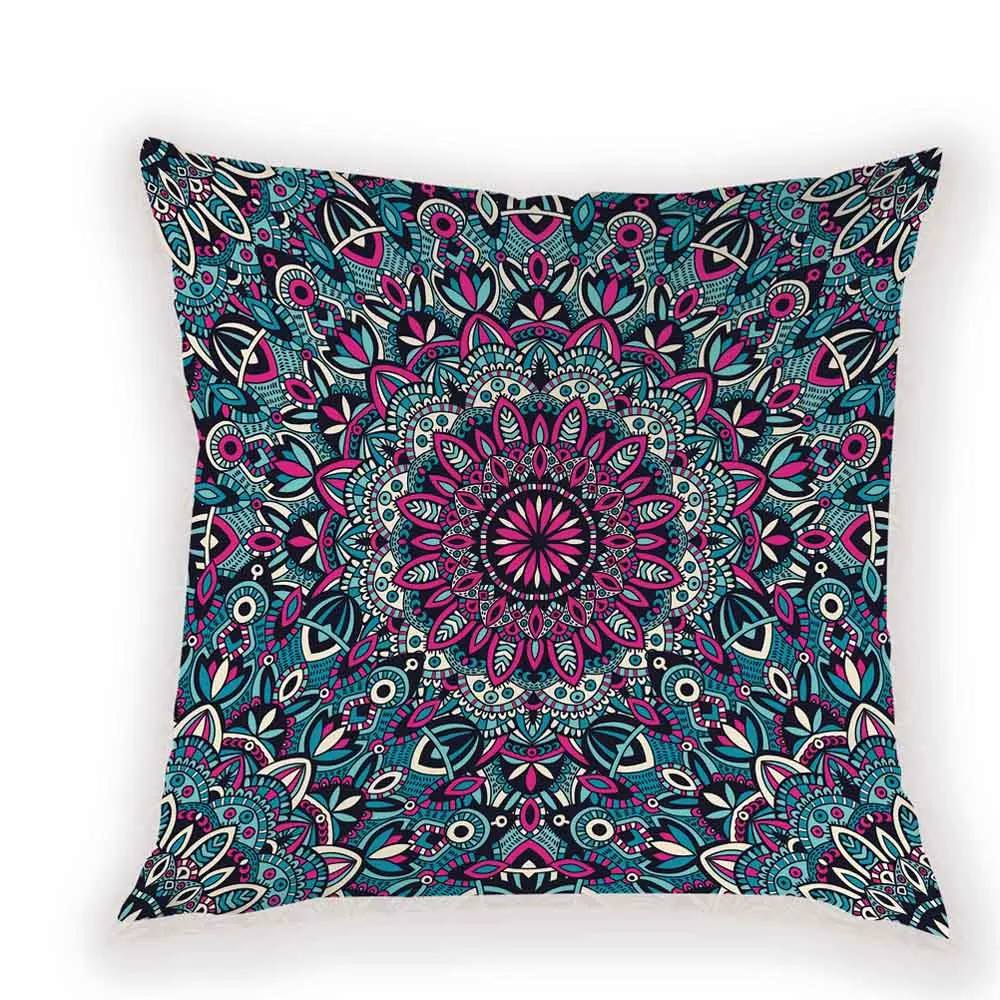 L1675-11 Мандала Геометрическая наволочка, винтажная полосатая наволочка для подушек, наволочки для подушек, высокое качество, наволочки для подушек - Цвет: L1675-11