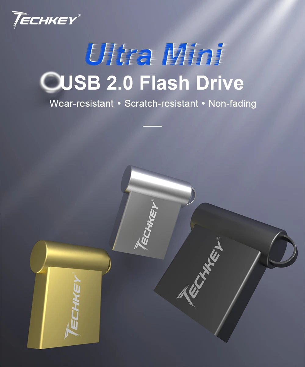 TECHKEY Memory Stick устройство для хранения мини-ручка флешки 8 Гб 16 Гб 64 ГБ 32 ГБ Usb-флэш-накопитель Usb-ключ портативный супер