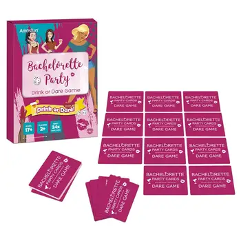 

Bachelorette Party Game Set Drink Or Dare Wedding Shower Hen Night Bachelorette Party Girls Night Out Accessories