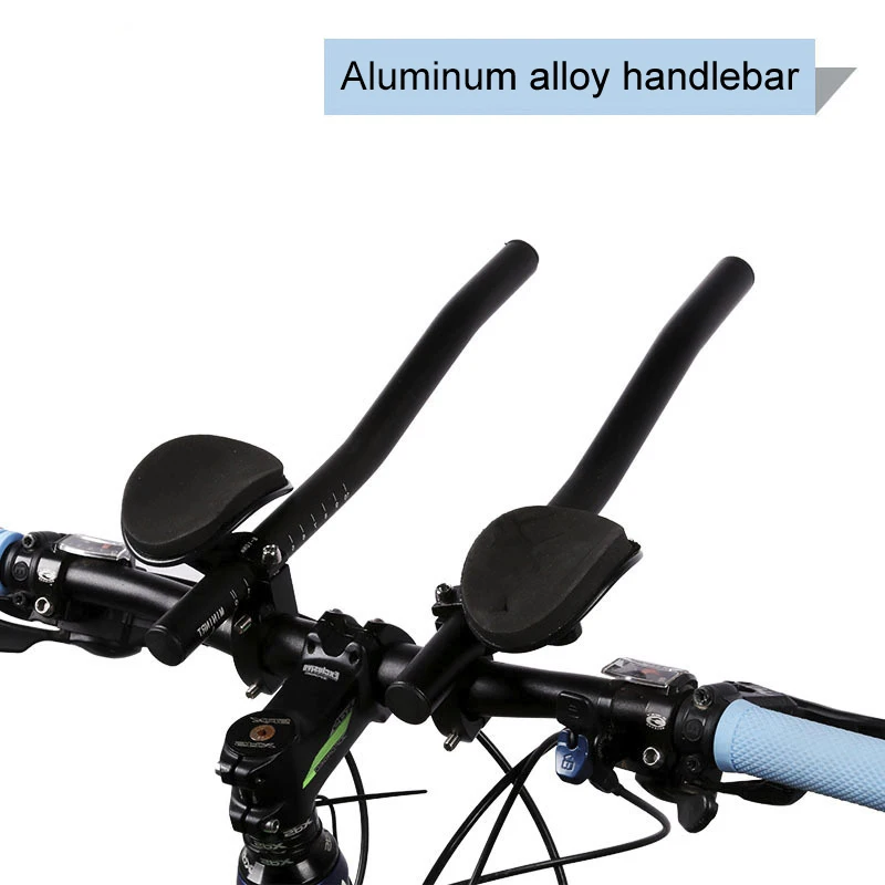 Bike Handlebar Extender Double Handlebar Stem Extension Rack Aluminum Alloy Mount Holder EDF88
