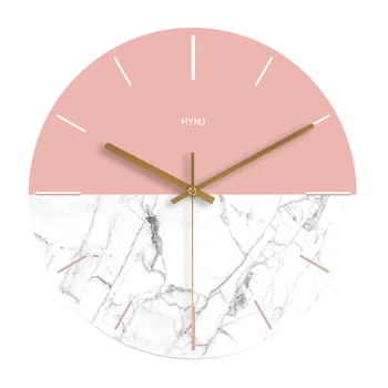 

Top-Modern Minimalist Fashion Clock Living Room Wall Clock Creative Nordic Mute Personality Bedroom Decoration Quartz Clock