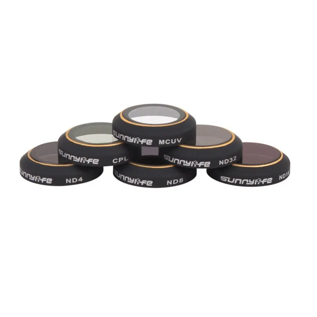 Фильтры для оптического стекла объектива MCUV+ CPL+ ND4+ ND8+ ND16+ ND32 круговой поляризатор Комплект фильтров для объектива камеры для DJI Mavic аксессуары