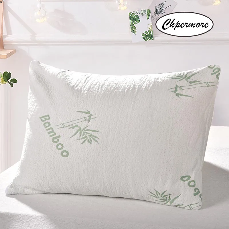 Chpermore Mulberry Silk Pillow Orthopedic Neck Pillows Sleeping Health Memory Pillow high quality bamboo Pillow Cover - Цвет: 1 piece 48x74cm
