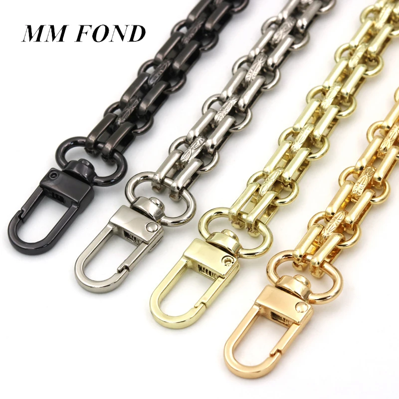 

MM FOND High Quality Box Chain Iron Material Lady Messenger Bag Strap Super Strong Girls Cross Body Shoulder Bags Belts Hot Sell