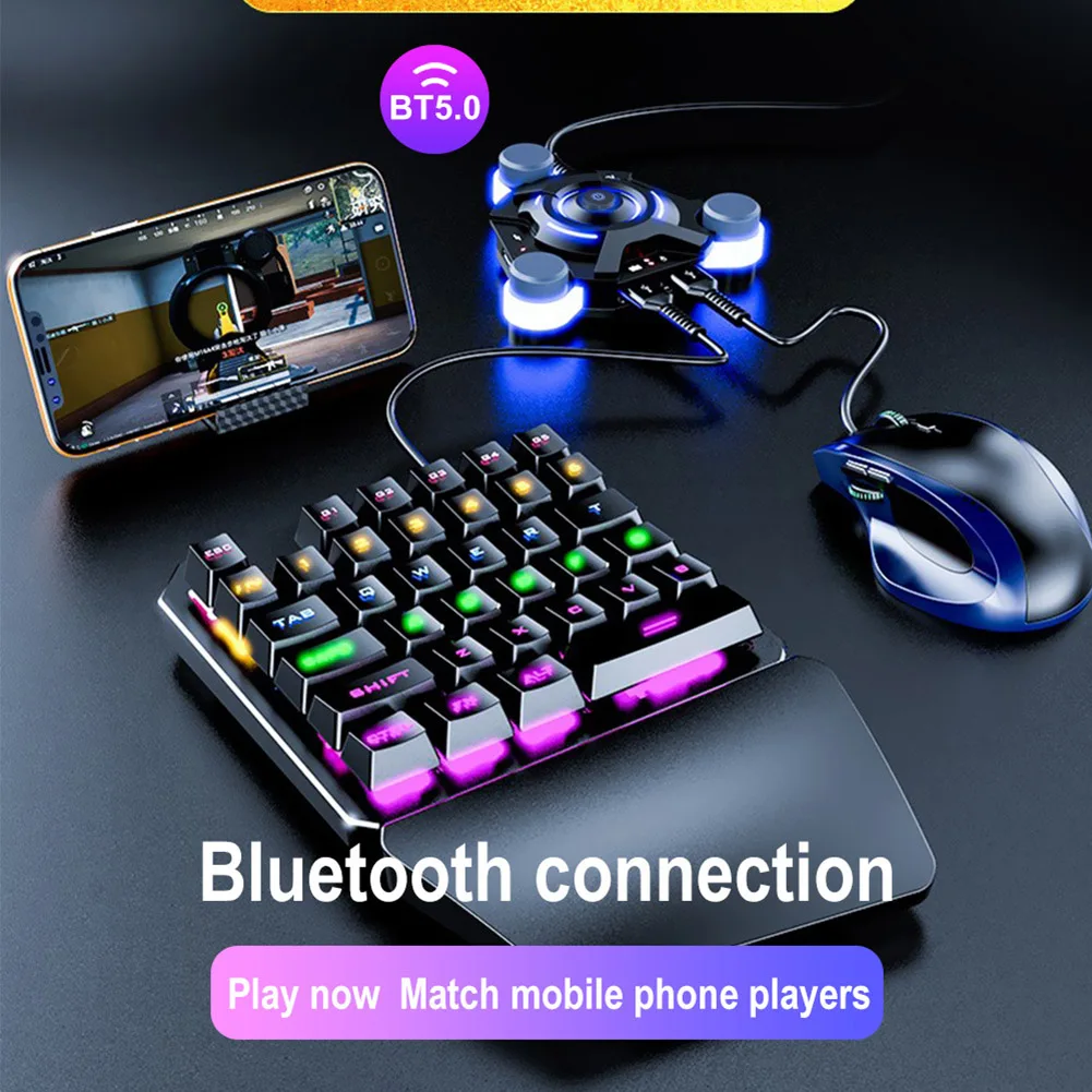 Bluetooth игровая клавиатура мышь конвертер игровой адаптер для IOS Android системы PUO88