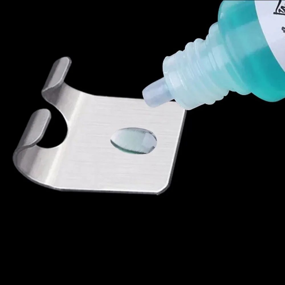 Practical Stainless Steel Adhesive Hook Plugs Storage Wall Door Hanger Sticking Hook For Phone Wholesale#Y