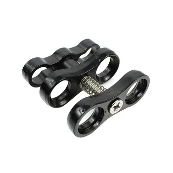

Hot Selling Aluminum Alloy 2-Holes Butterfly Climp Bracket Base for Diving and Camera Accessories BC07