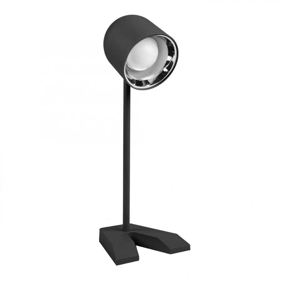 LED USB Rechargeable Eye Protection Table Light Desk Lamp For Bedroom Office Reading Light - Emitting Color: Red