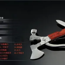 Многофункциональный молоток из нержавеющей стали топор плоскогубцы кемпинга оборудование